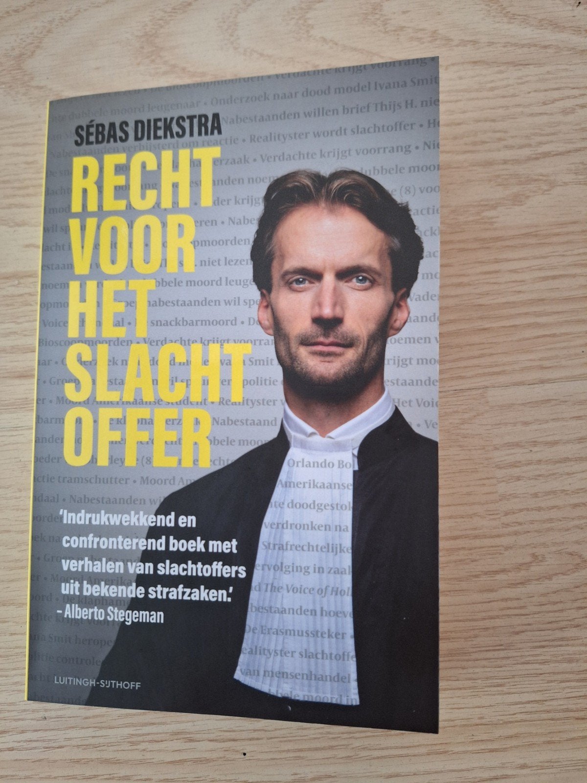 Recht voor het slachtoffer - Sébas Diekstra (ZGAN), Ophalen of Verzenden, Zo goed als nieuw, Sébas Diekstra