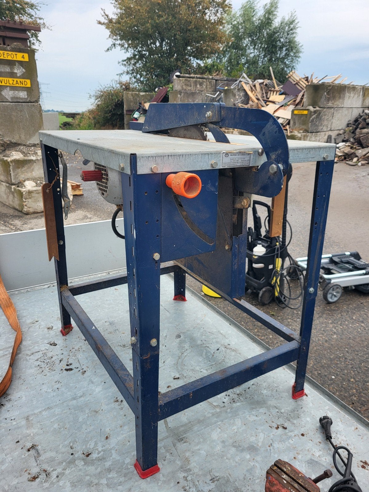zaagtafel, Ophalen, Overige typen, Minder dan 2 meter