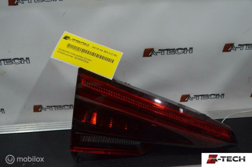 Achterlicht linksbinnen Audi A4 Limousine B9 8w5945093c, Audi, Gebruikt, Audi, Ophalen of Verzenden