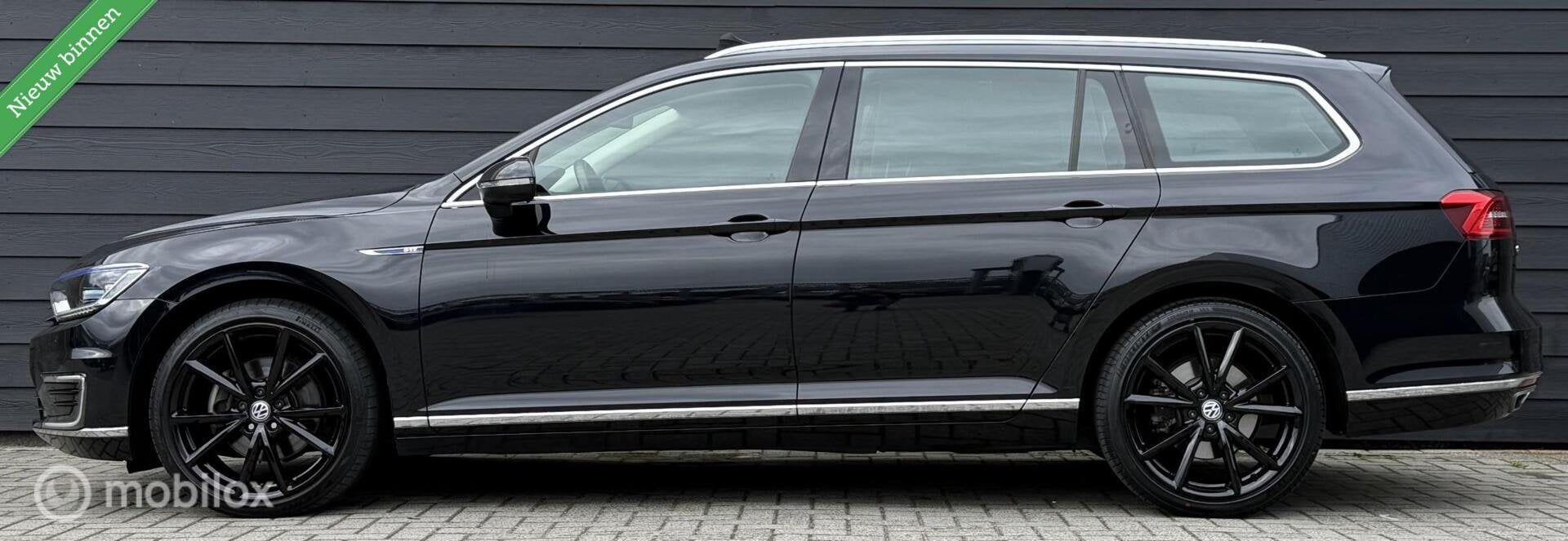 Volkswagen Passat Variant 1.4 TSI GTE Pano.dak/Viritual/Carp, Dealer onderhouden, Gebruikt, Met garantie (alle), Zwart
