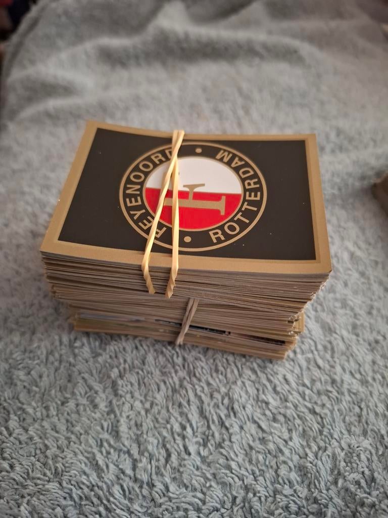 Losse Feyenoord stickers Hoogvliet, Ophalen of Verzenden, Nieuw, Feyenoord, Poster, Plaatje of Sticker