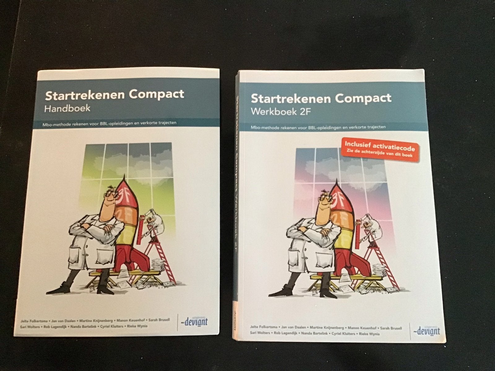 Startrekenen Compact Handboek en Werkboek 2F, Boeken, Ophalen of Verzenden, Beta, Zo goed als nieuw, MBO