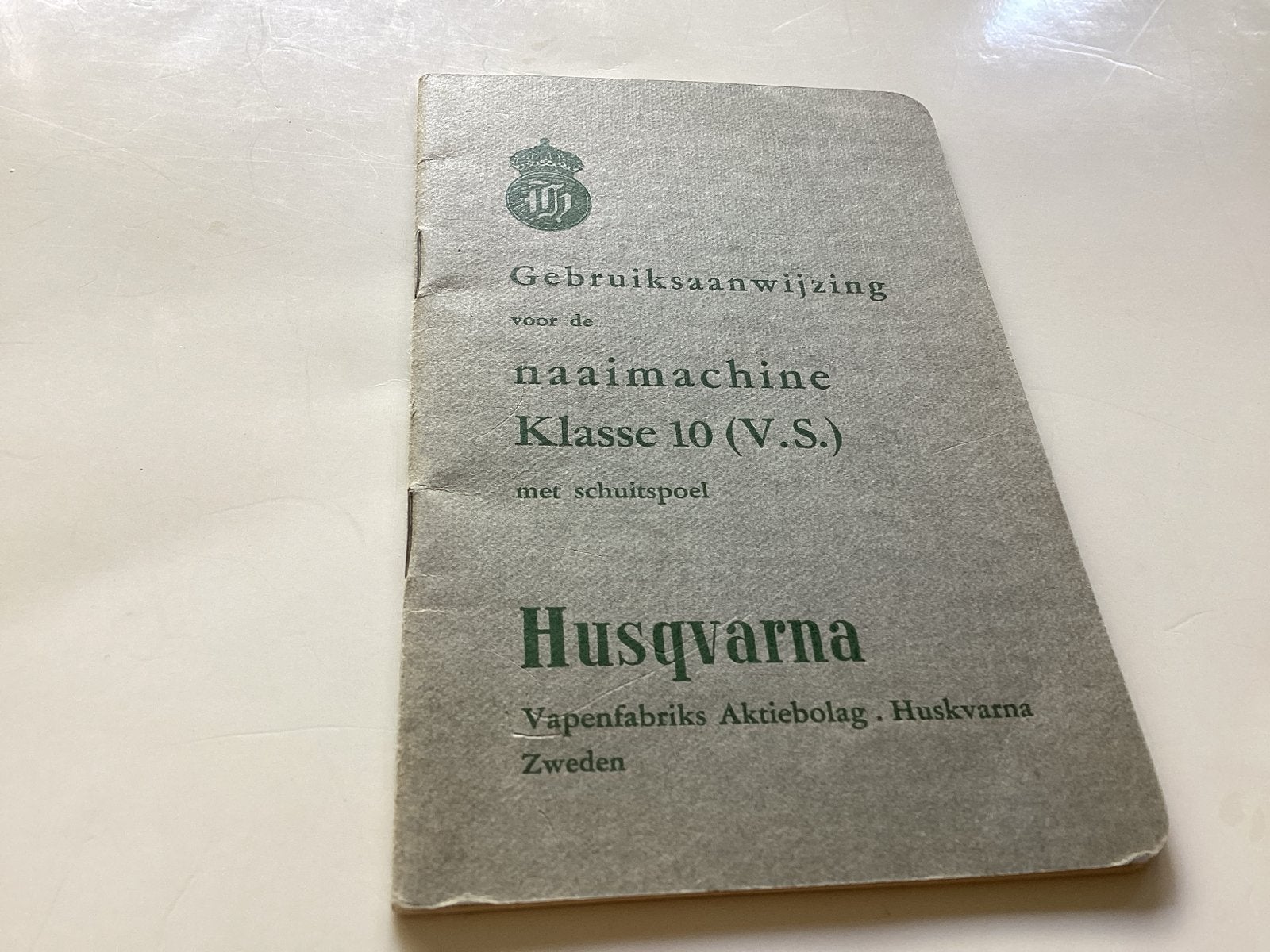 Handleiding Husqvarna Naaimachine Klasse 10 (V.S.), Ophalen of Verzenden, Gebruikt, Toebehoren, Husqvarna