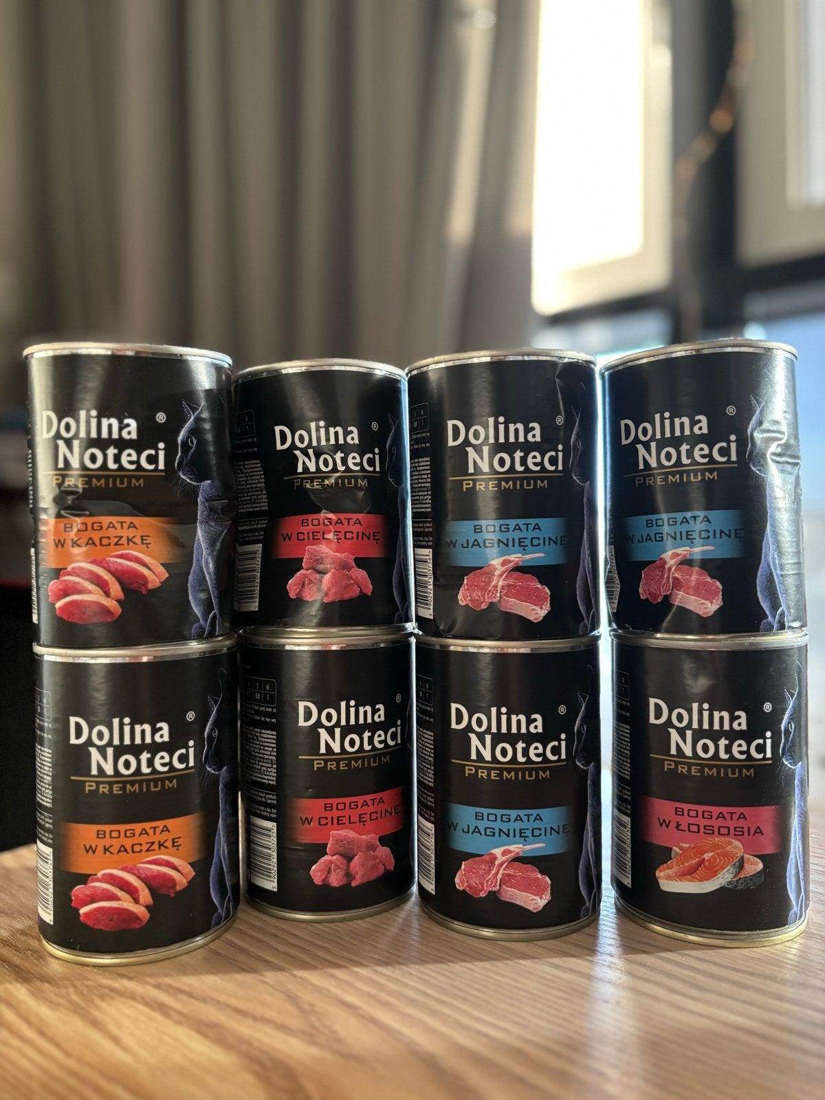 8 blikjes kattenvoer Dolina Noteci 400g cans of cat food, Ophalen of Verzenden, Kat