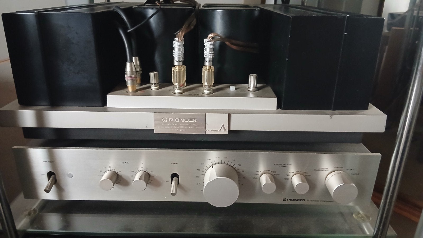 pioneer voor en eind versterker met uitbreidings mogelijkhei, Audio, Tv en Foto, Ophalen, Zo goed als nieuw, 120 watt of meer