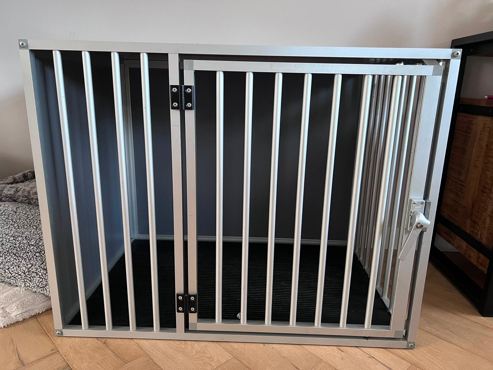 Stalen Bench medium, Ophalen of Verzenden, Zo goed als nieuw