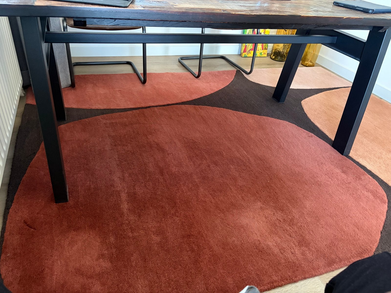 Brink & Campman vloerkleed Decor Plateau Terra 200x280, Ophalen, Bruin, Zo goed als nieuw, 200 cm of meer