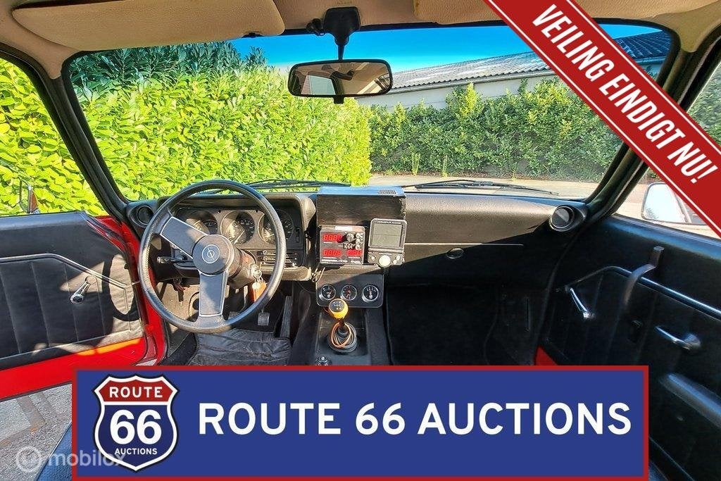 Opel Manta A | 1975 | Route 66 Auctions, Overige carrosserieën, Zwart, Bedrijf, Opel