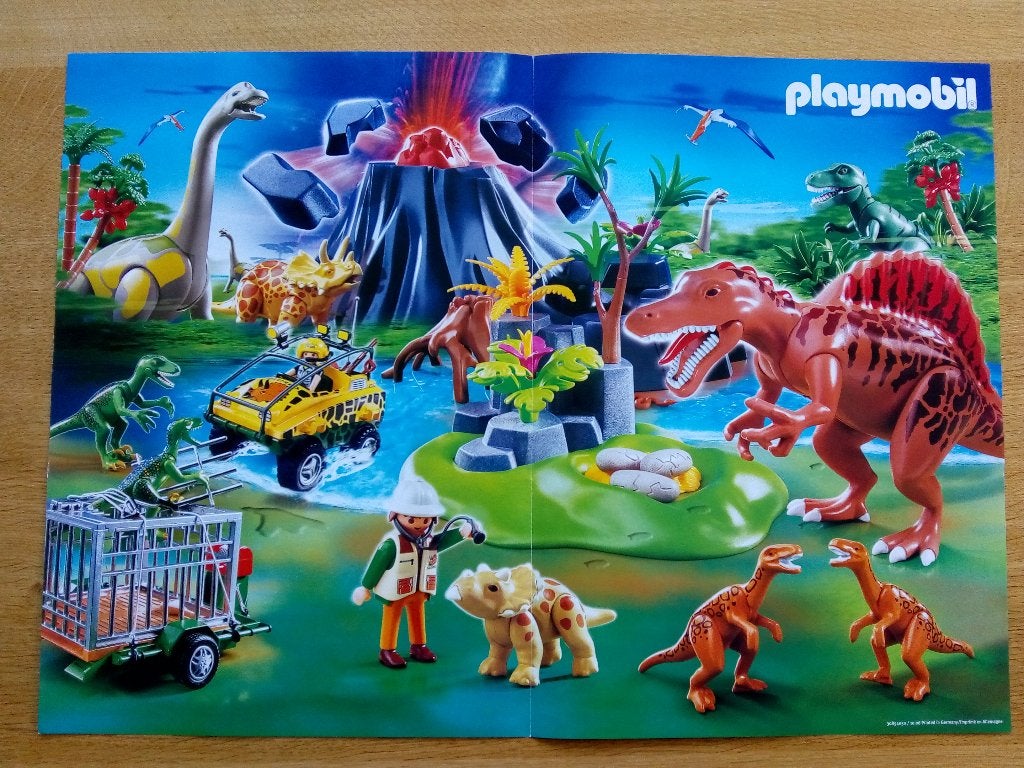 Poster Playmobil Dinosaurussen (30854050/10.06), Ophalen of Verzenden, Zo goed als nieuw, Overige typen