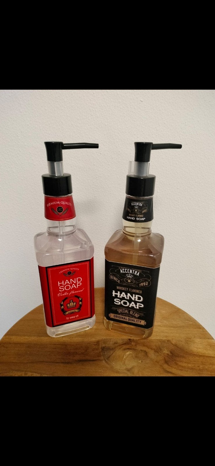 Handzeep Vodka of Whisky - Leuk Cadeau 420ml, Ophalen of Verzenden, Nieuw, Bad & Douche