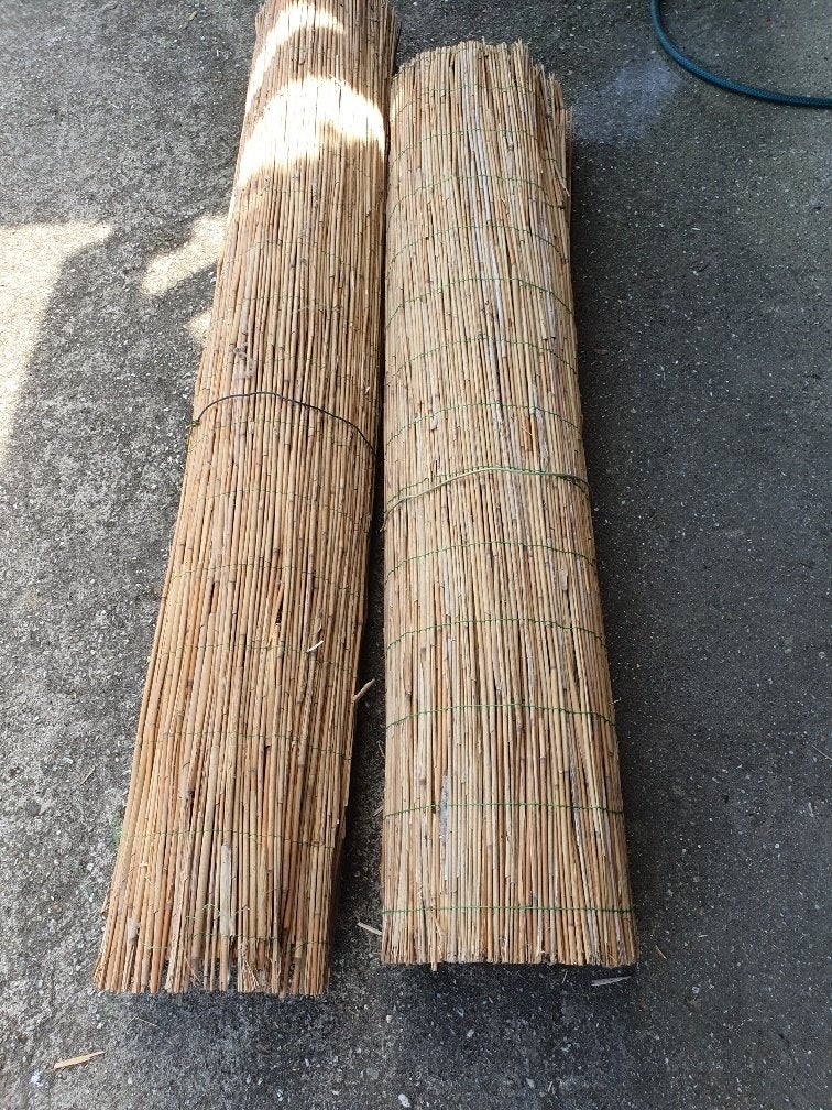 2 rieten matten, Ophalen, Minder dan 3 meter, Glas, 1 tot 2 meter