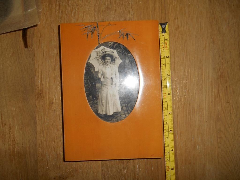 Prachtige antieke fotolijstjes met fotos, Antiek en Kunst, Antiek | Woonaccessoires, Ophalen of Verzenden