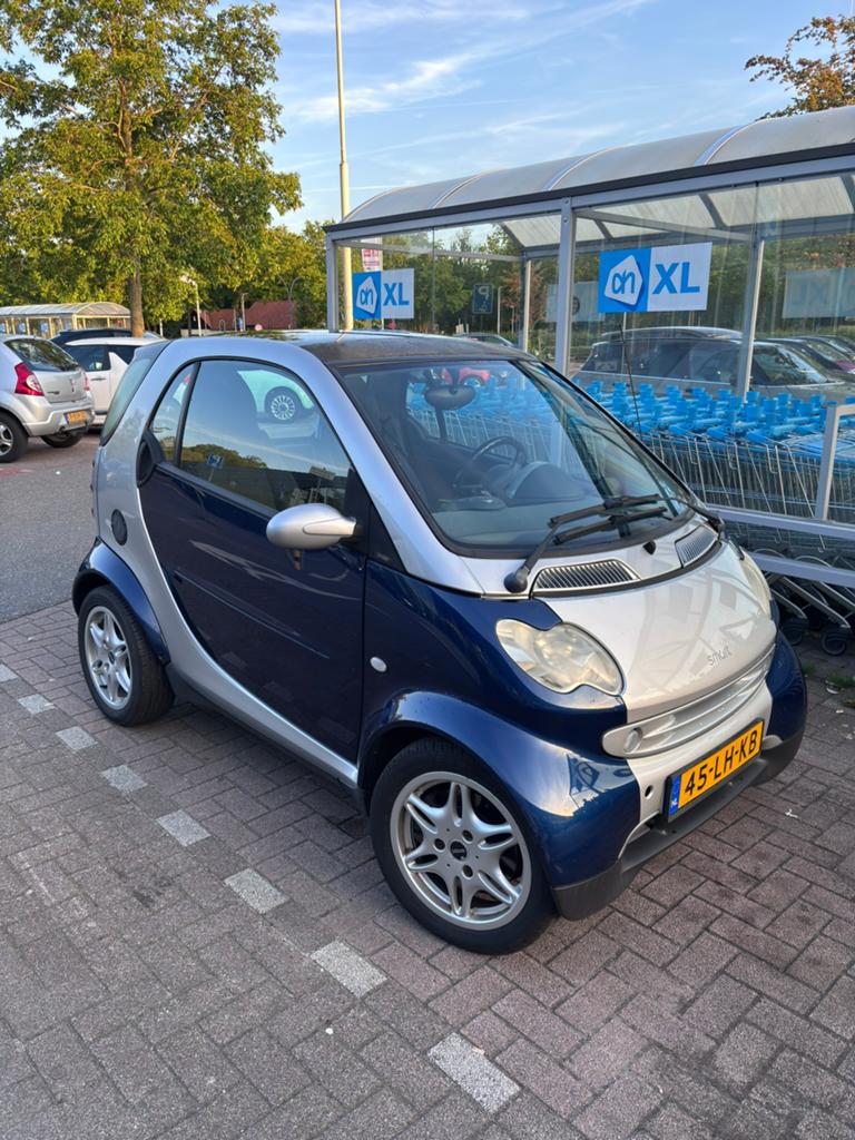 MCC Smart 0.6 40KW AUT 2003 Grijs, Auto's, Overige Auto's, Automaat, Achterwielaandrijving, 54 pk, 18 €/maand
