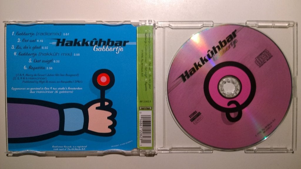 Hakkûhbar - Gabbertje, Cd's en Dvd's, Maxi-single, Ophalen of Verzenden, Zo goed als nieuw, 1 single