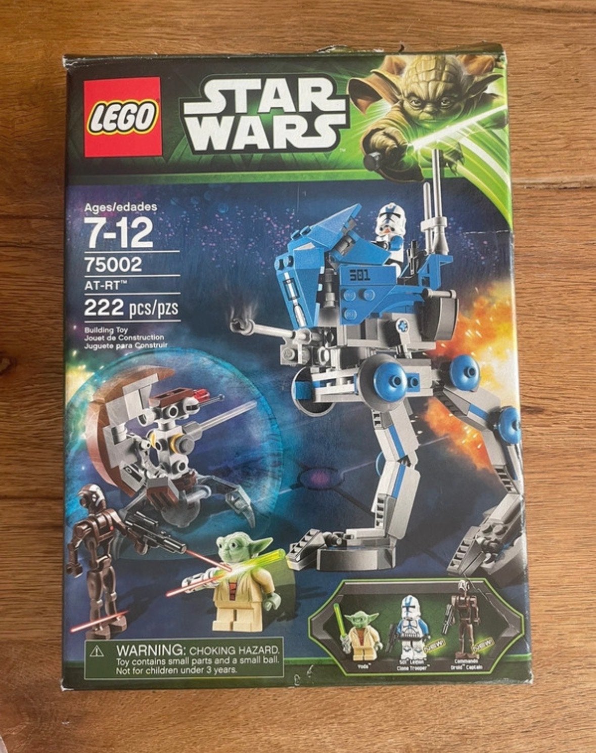 LEGO Star Wars 75002 AT-RT met Yoda en Clone Trooper, Kinderen en Baby's, Star Wars, Lego, Ophalen of Verzenden, Zo goed als nieuw