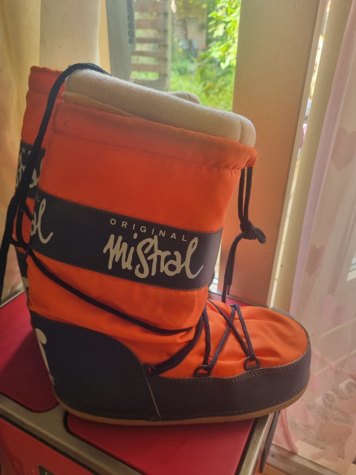 Mistral Moonboots - Oranje/Blauw - Maat 41-43, Ophalen of Verzenden, Zo goed als nieuw