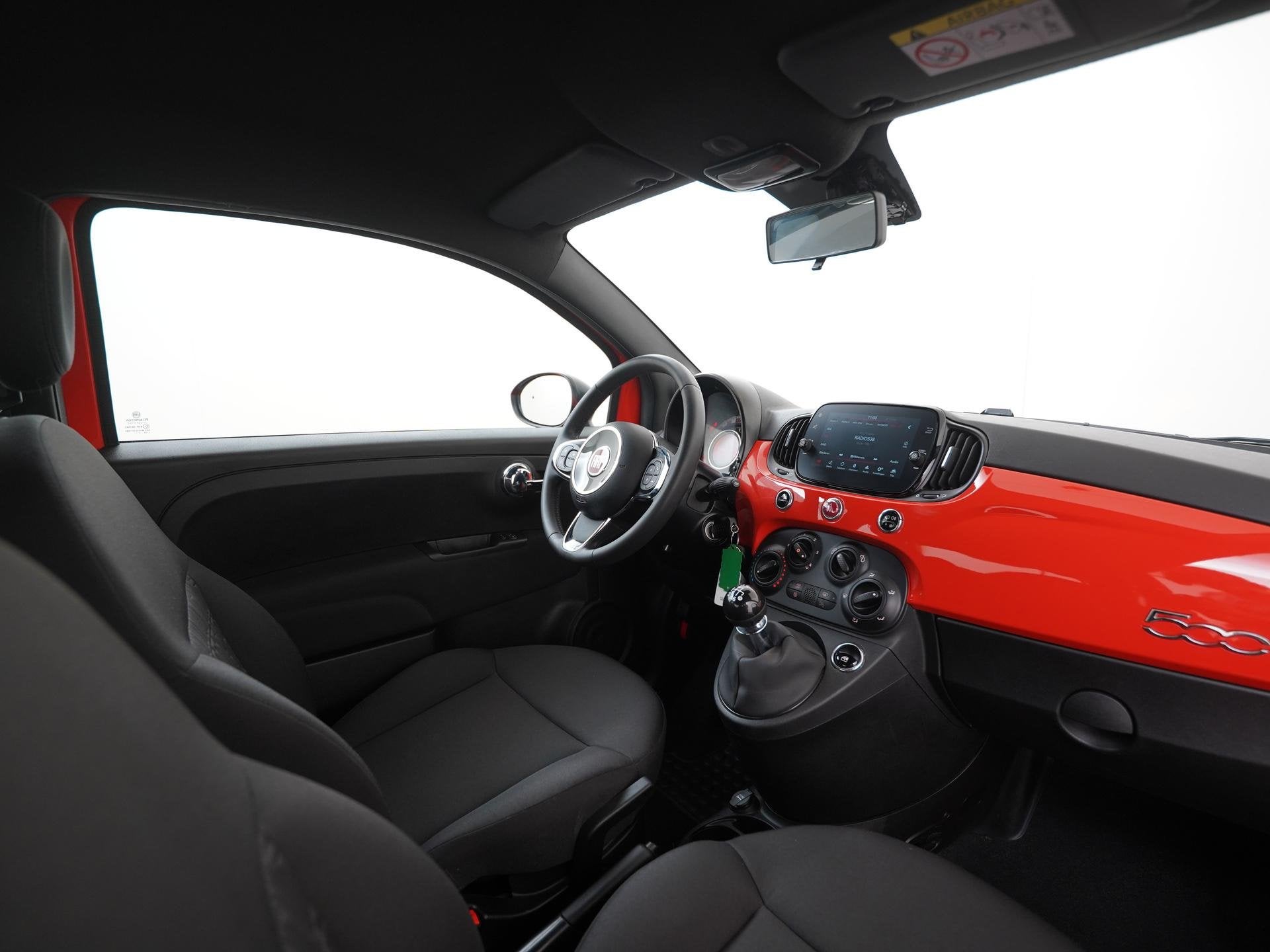 Fiat 500 1.0 Hybrid Cult | Cruise Control | Parkeersensor |, Voorwielaandrijving, 12 maanden, Stof, Gebruikt