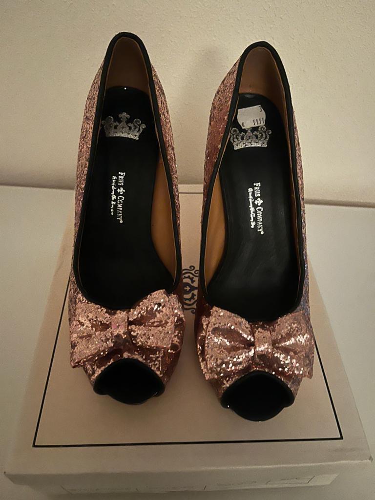 Glitter hakken, Pumps, Nieuw, Ophalen of Verzenden, Roze
