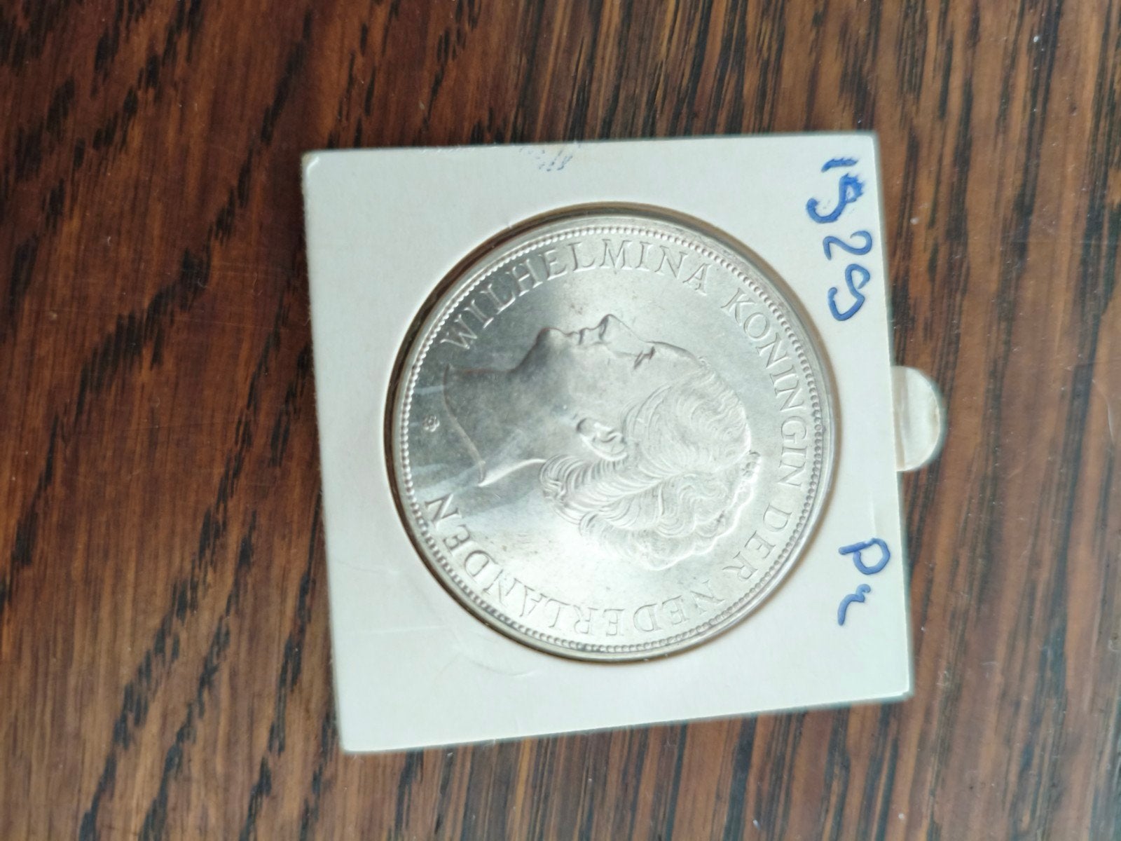 Zilveren 2,5 Gulden Wilhelmina 1929, Postzegels en Munten, Munten | Nederland, Verzenden, Zilver, Koningin Wilhelmina, Losse munt