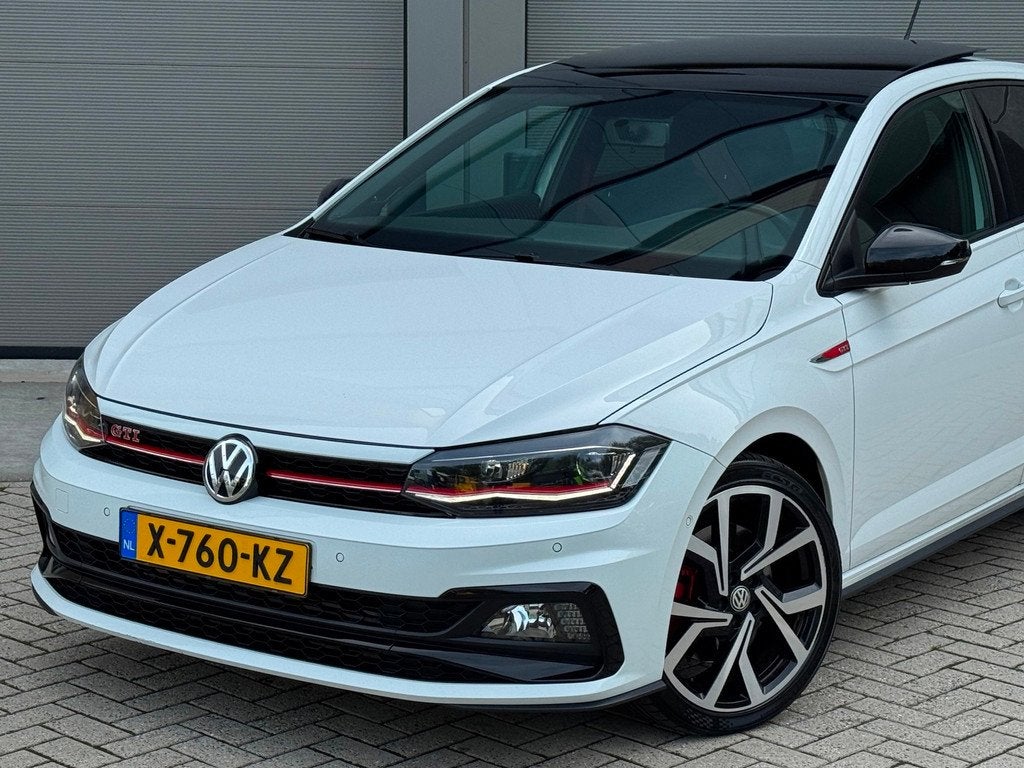 Volkswagen Polo 2.0 TSI GTI 2019 AUT Wit PANO|CAMERA|VIRTUAL, Automatische klimaatregeling, Gebruikt, Euro 6, 4 cilinders