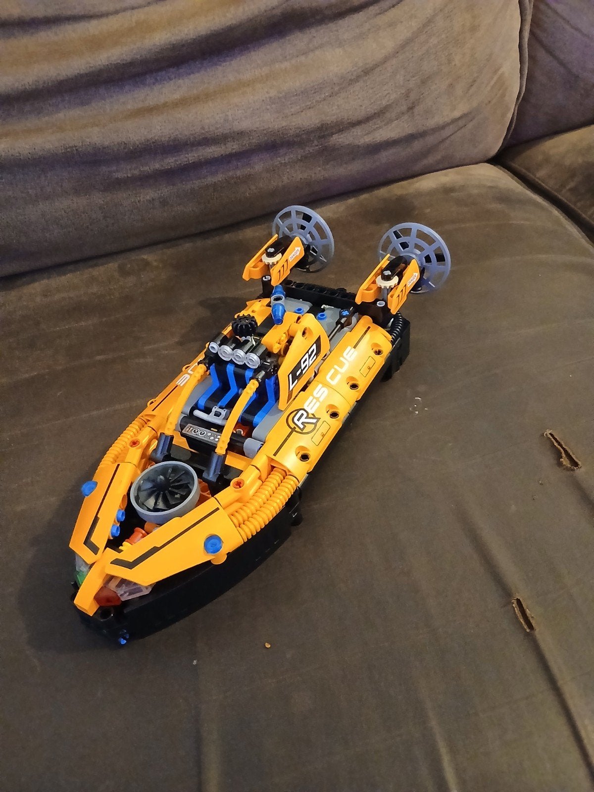 Lego boot werk met rijden  en krijg popetjes, Ophalen, Zo goed als nieuw, Auto