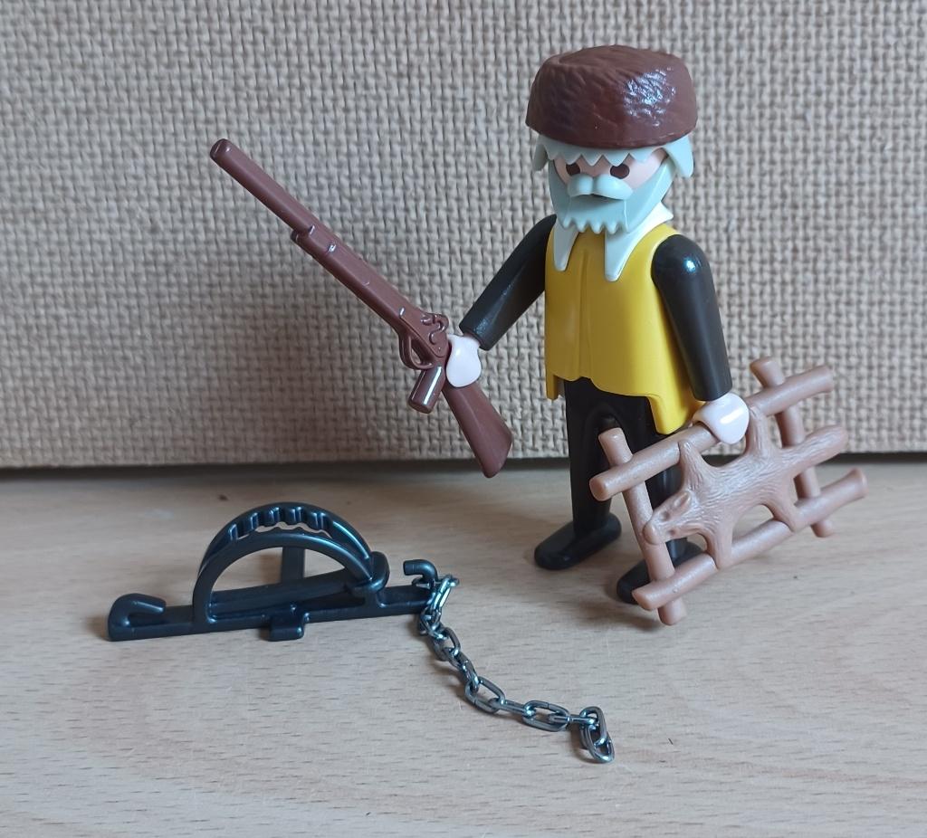 playmobil western vintage trapper 3394, Ophalen of Verzenden, Gebruikt, Los playmobil