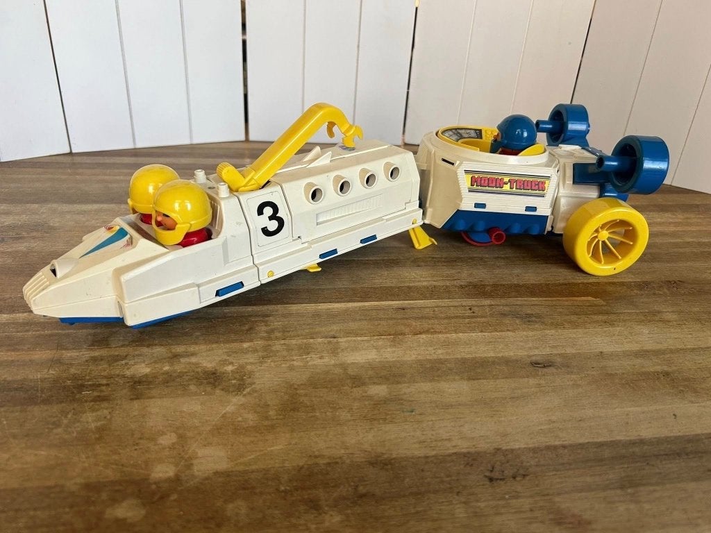 Vintage Jean Höfler Alpha-X-623 maan-truck jaren 70, Gebruikt, Werkstraße 1, 90765 Fürth, Duitsland, Jean Höfler / BIG-Spielwarenfabrik