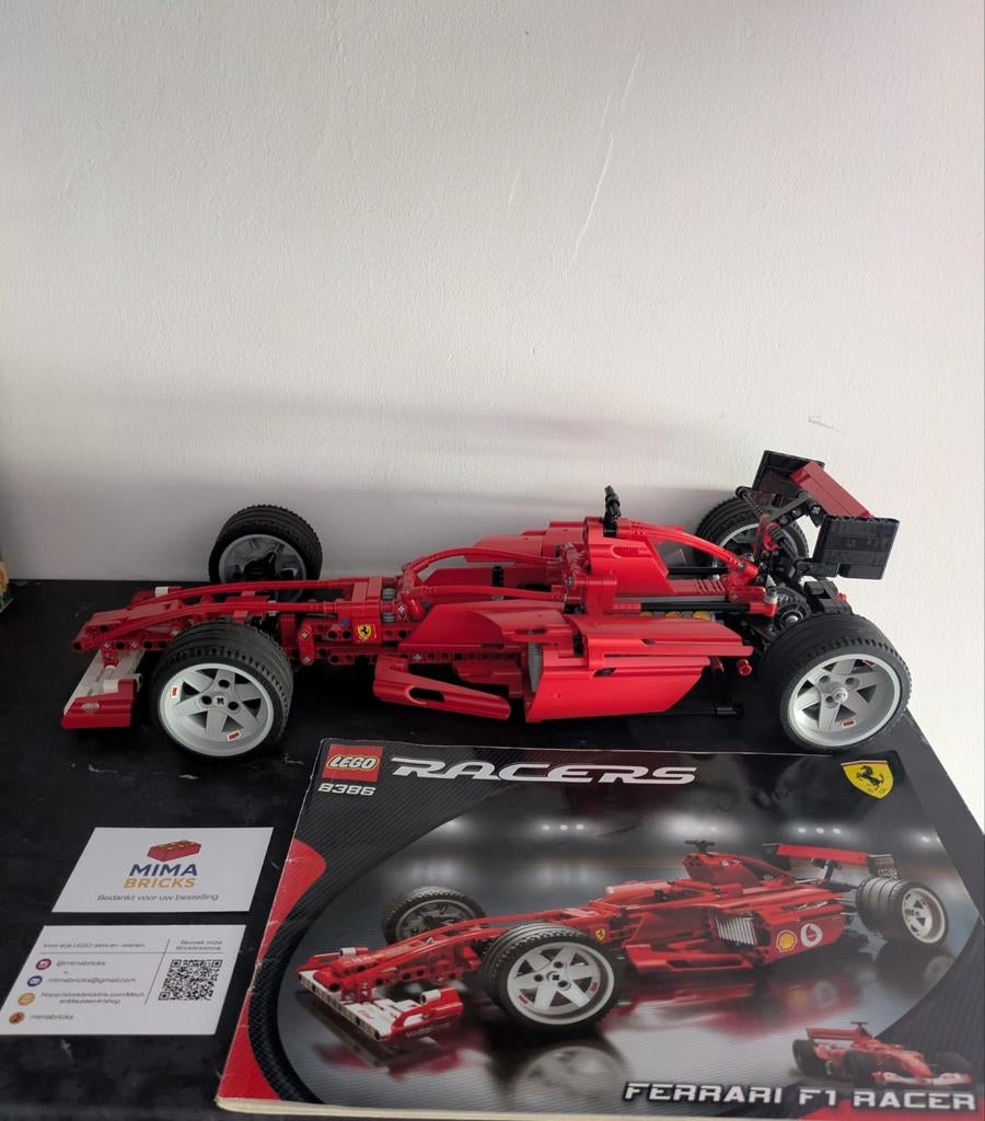 LEGO Racers Ferrari F1 Racer 8386, Lego, Lego, Ophalen of Verzenden, Zo goed als nieuw