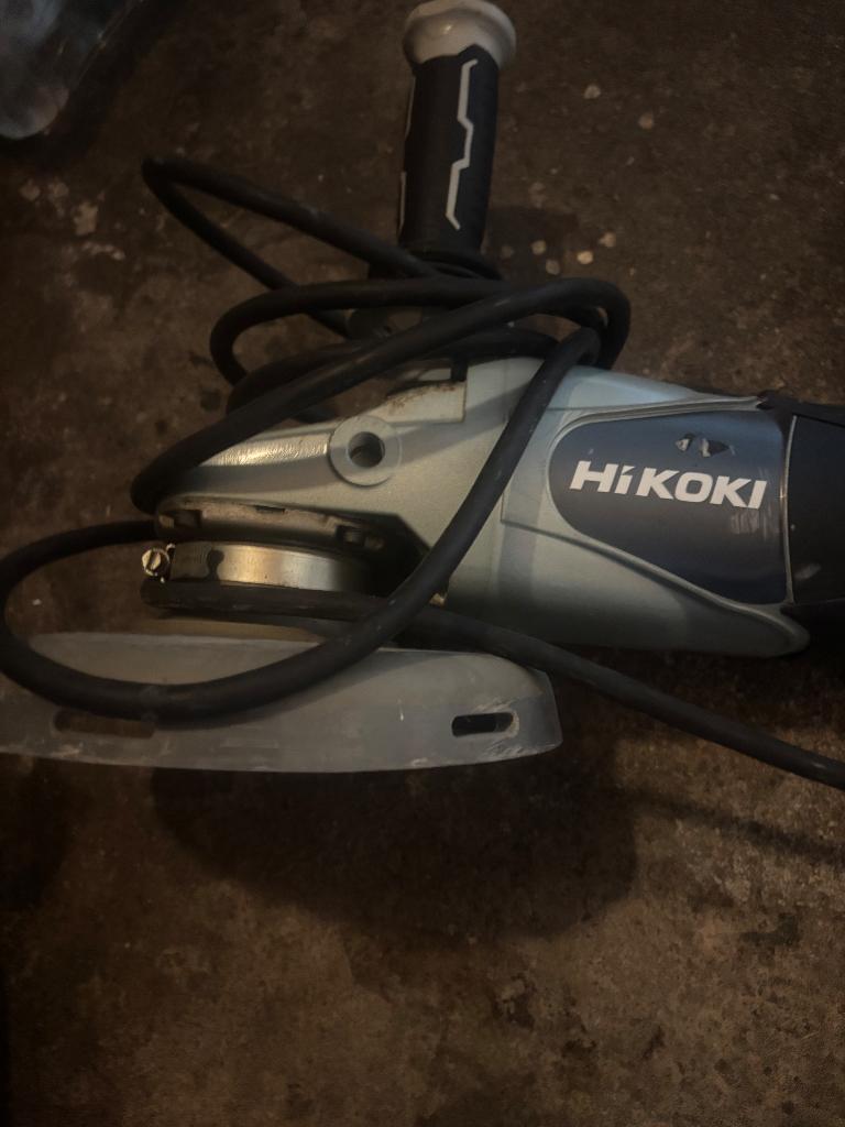 SLIJPTOL 230 mm Hikoki, Ophalen of Verzenden, Zo goed als nieuw, 1000 watt of meer, Haakse handslijpmachine
