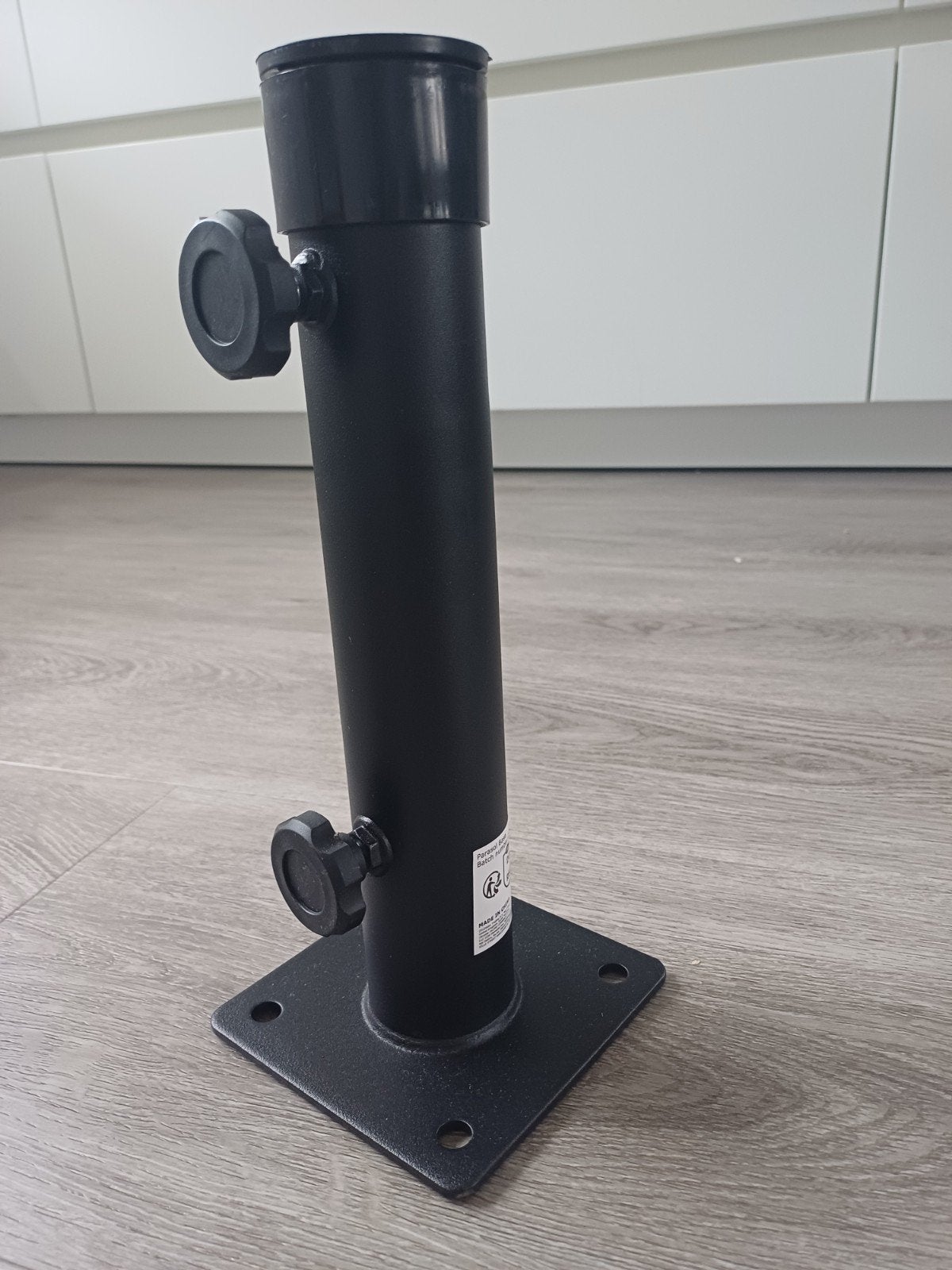 Parasolvoet - 30cm hoog diameter stok 38-48mm, Ophalen, Nieuw, Minder dan 1 meter, Parasolvoet