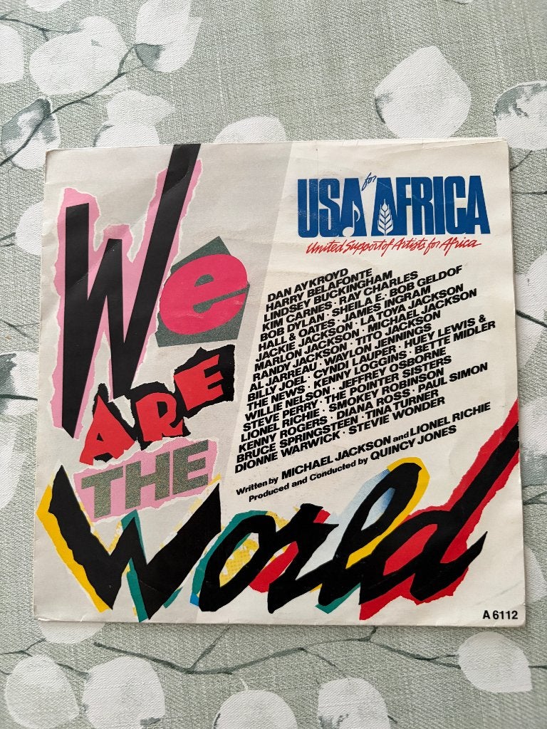 USA for Africa - We Are the World, Ophalen of Verzenden, Gebruikt, 7 inch, Pop