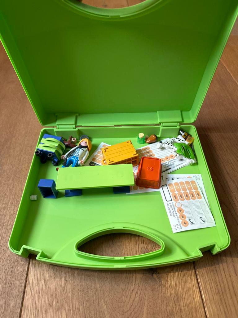 Playmobil meeneemkoffer met dierenarts, Ophalen of Verzenden, Gebruikt, Los playmobil