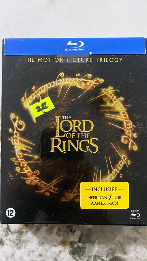 The lord of the rings 1 2 3 blu ray box NL versie, Cd's en Dvd's, Blu-ray, Ophalen of Verzenden, Zo goed als nieuw, Science Fiction en Fantasy