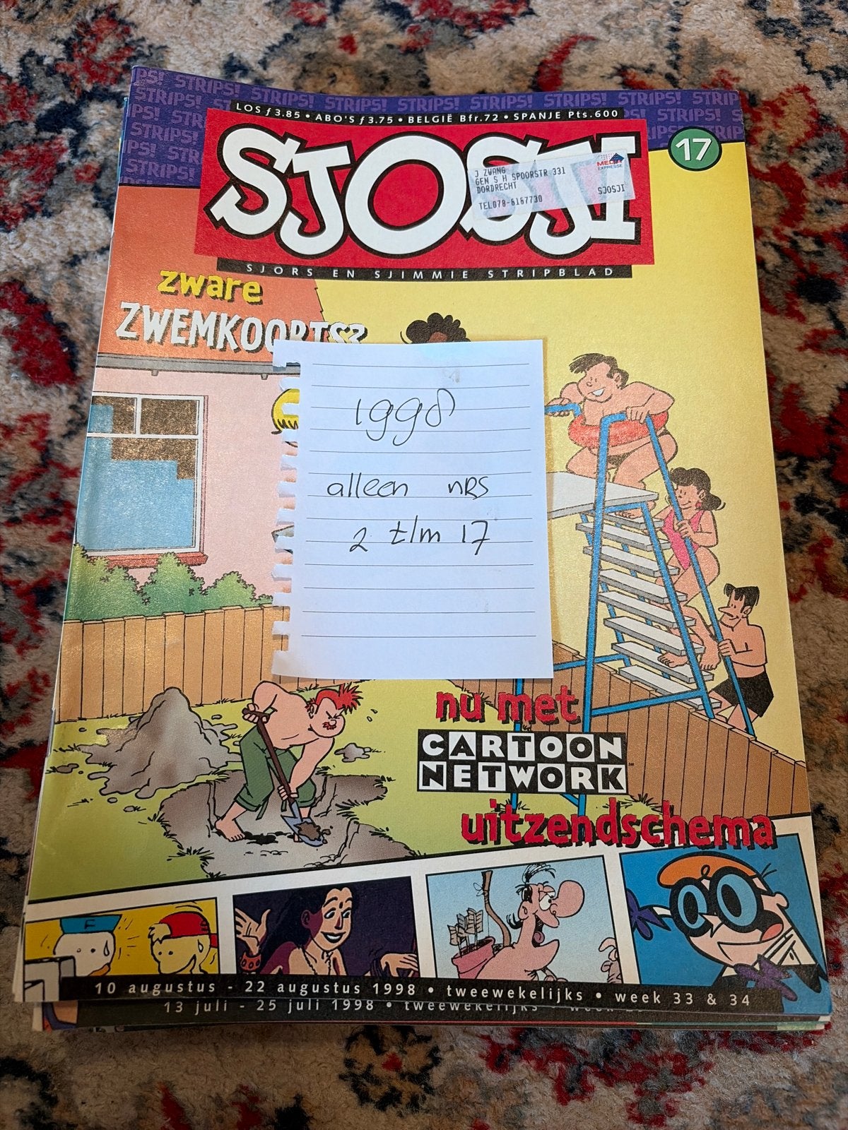 Sjosji stripbladen  (1998), Eén stripboek, Ophalen of Verzenden, Gelezen