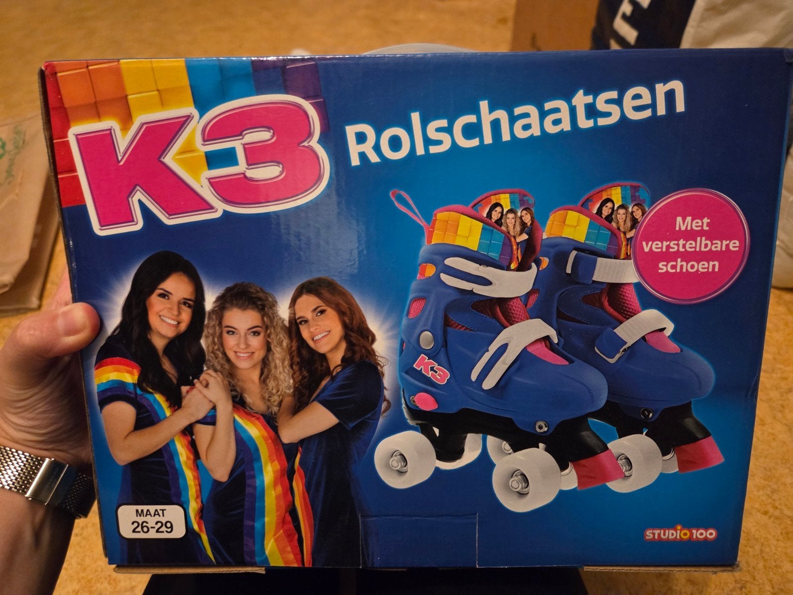 K3 Rolschaatsen - Verstelbaar Maat 26-29, Ophalen, Verstelbaar, Zo goed als nieuw, Kinderen