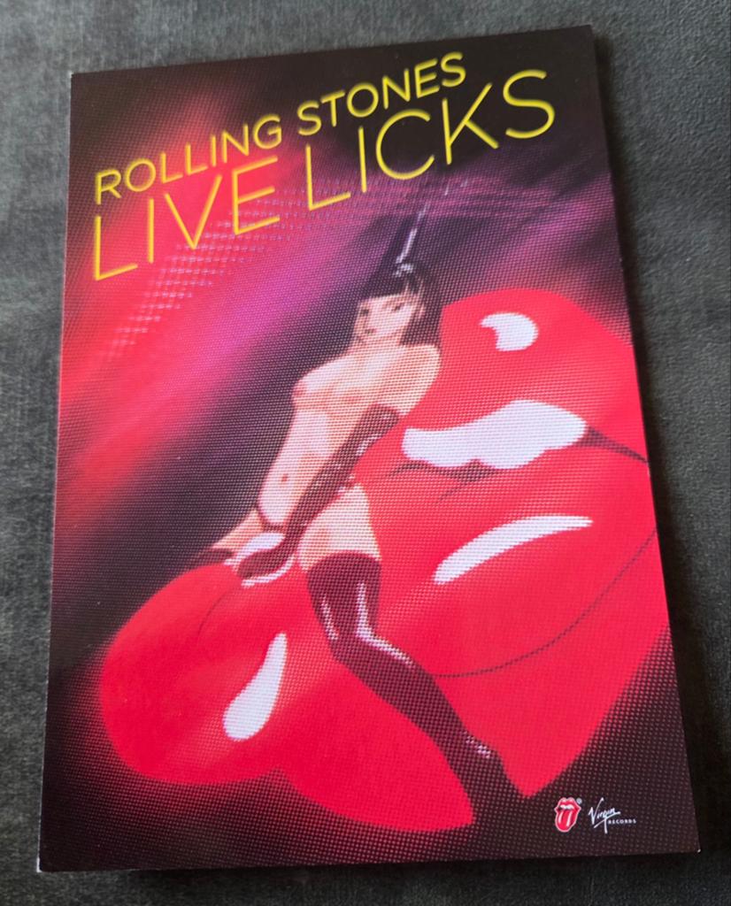 Live Licks - The Rolling Stones - 2004, Verzamelen, Ansichtkaarten | Themakaarten, Verzenden, 1980 tot heden, Ongelopen, Sterren en Beroemdheden