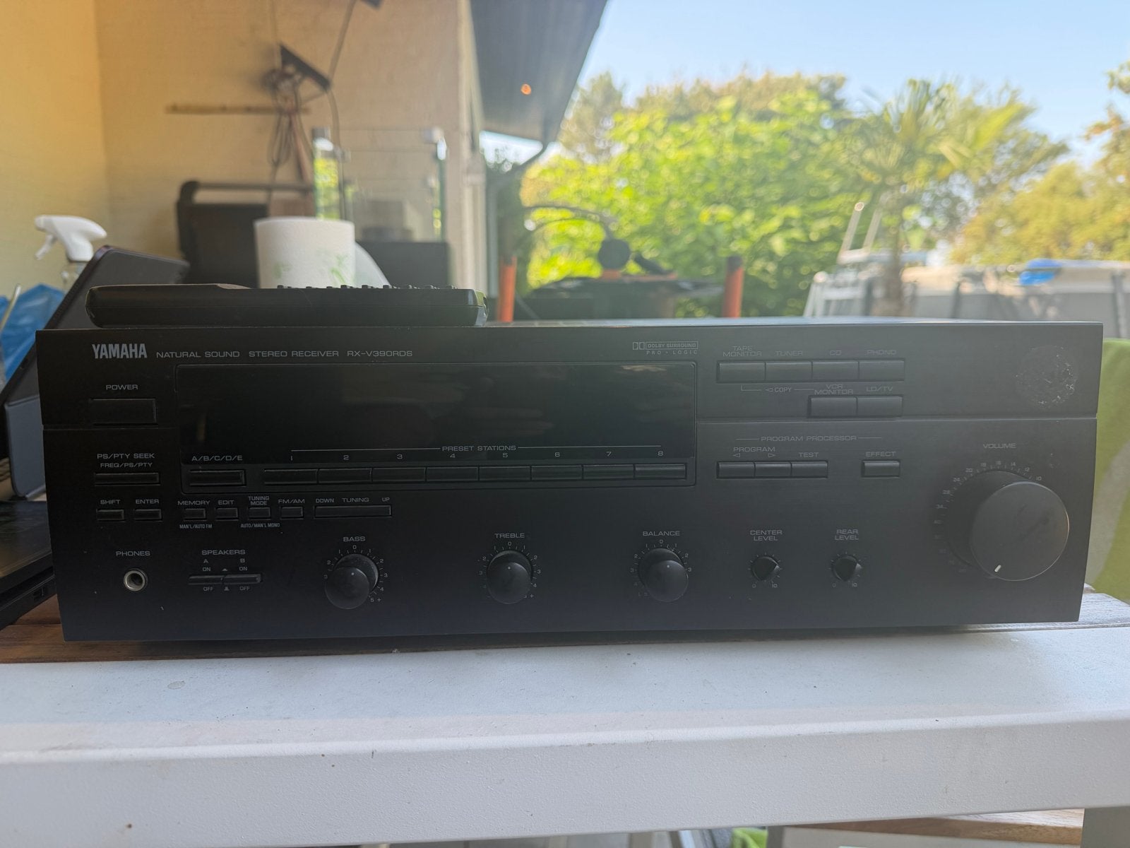 Yamaha versterker rx-v390rfs 60W per kanaal - Vintage, Ophalen, Gebruikt, 60 tot 120 watt, Yamaha