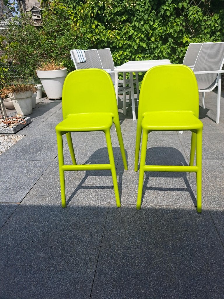 2x Ikea Urban (kinder)stoelen .Juiste tafel zithoogte., Ophalen, Zo goed als nieuw, Overige typen, Aanschuifbaar
