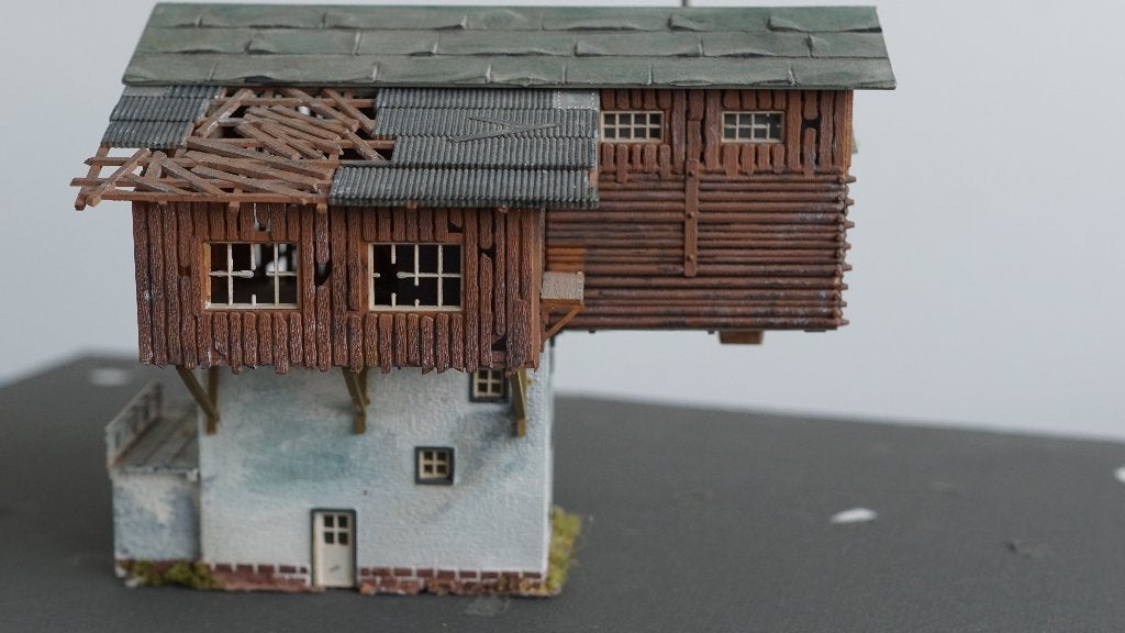 Modelbouw gebouw voor jou..., Hobby en Vrije tijd, Overige merken, Gebruikt, Gelijkstroom of Wisselstroom, Brug, Tunnel of Gebouw