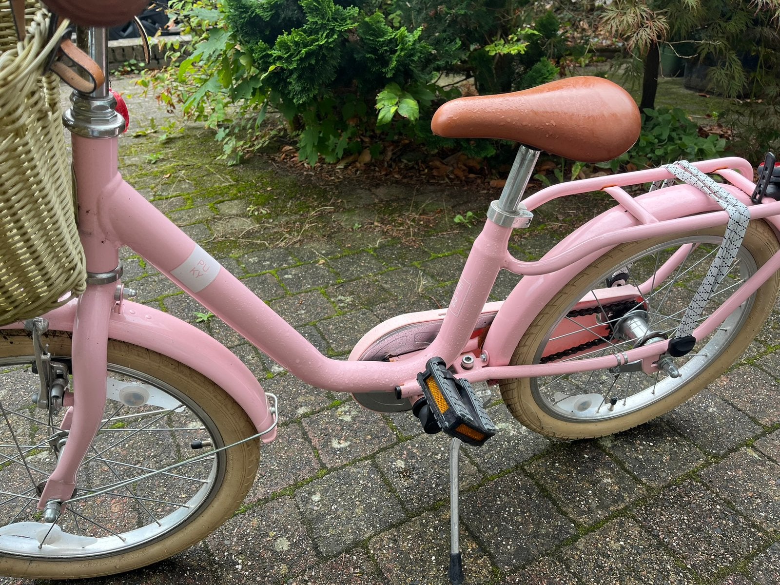 Puky meisjesfiets roze, Fietsen en Brommers, Fietsen | Meisjes, Ophalen, Zo goed als nieuw, Terugtraprem, 16 inch