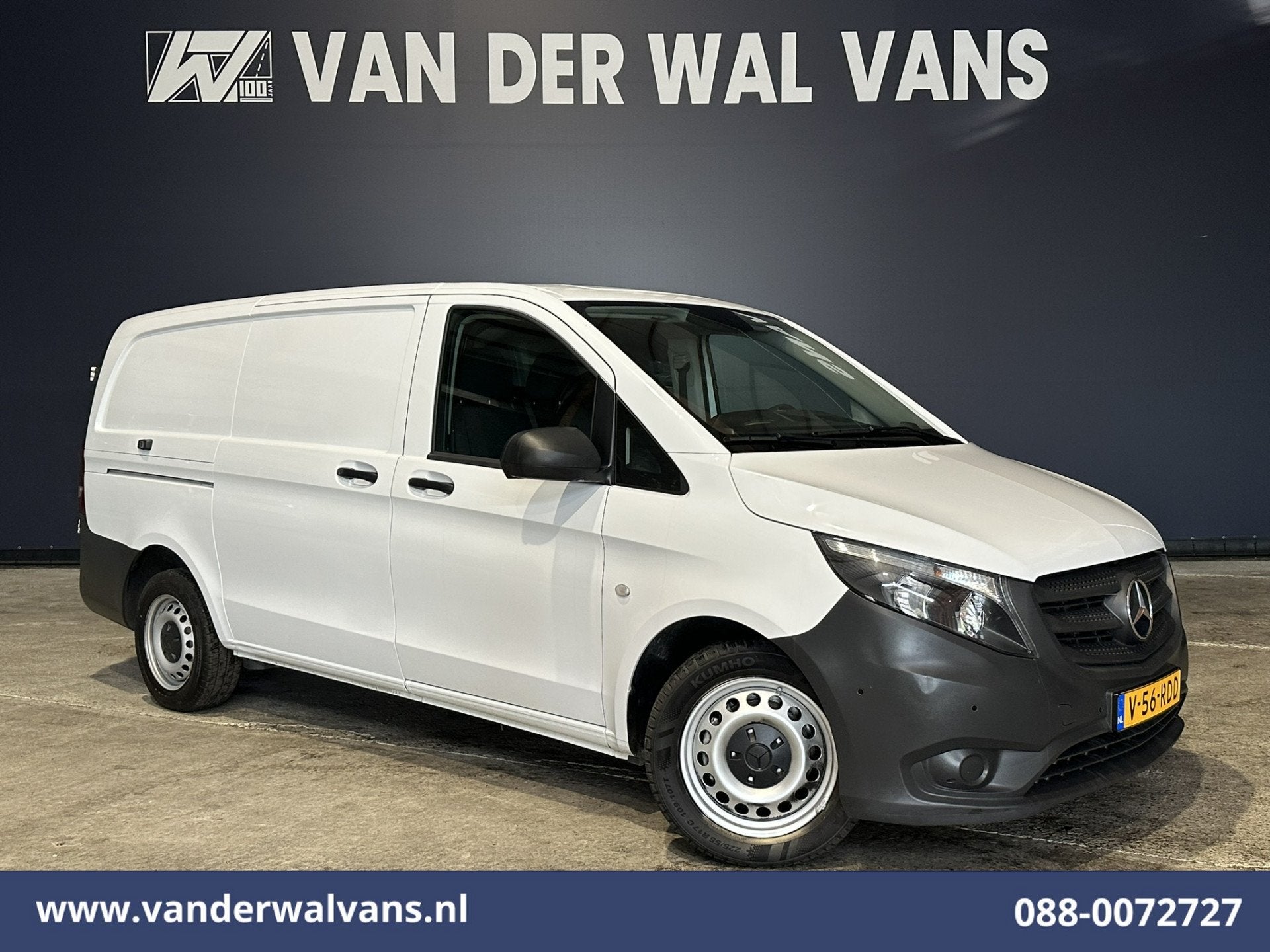Mercedes-Benz Vito 116 CDI 164pk L2H1 Euro6 Airco | Camera |, Auto's, Gebruikt, 4 cilinders, 2000 kg, Wit