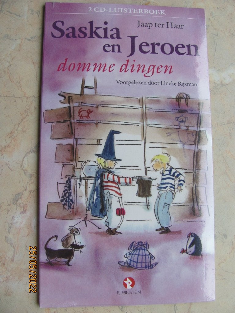 NIEUW 2cd LUISTERBOEK Saskia Jeroen DOMME DINGEN J. ter HAAR, Boeken, Luisterboeken, Kind, Cd, Ophalen of Verzenden, Jaap ter Haar