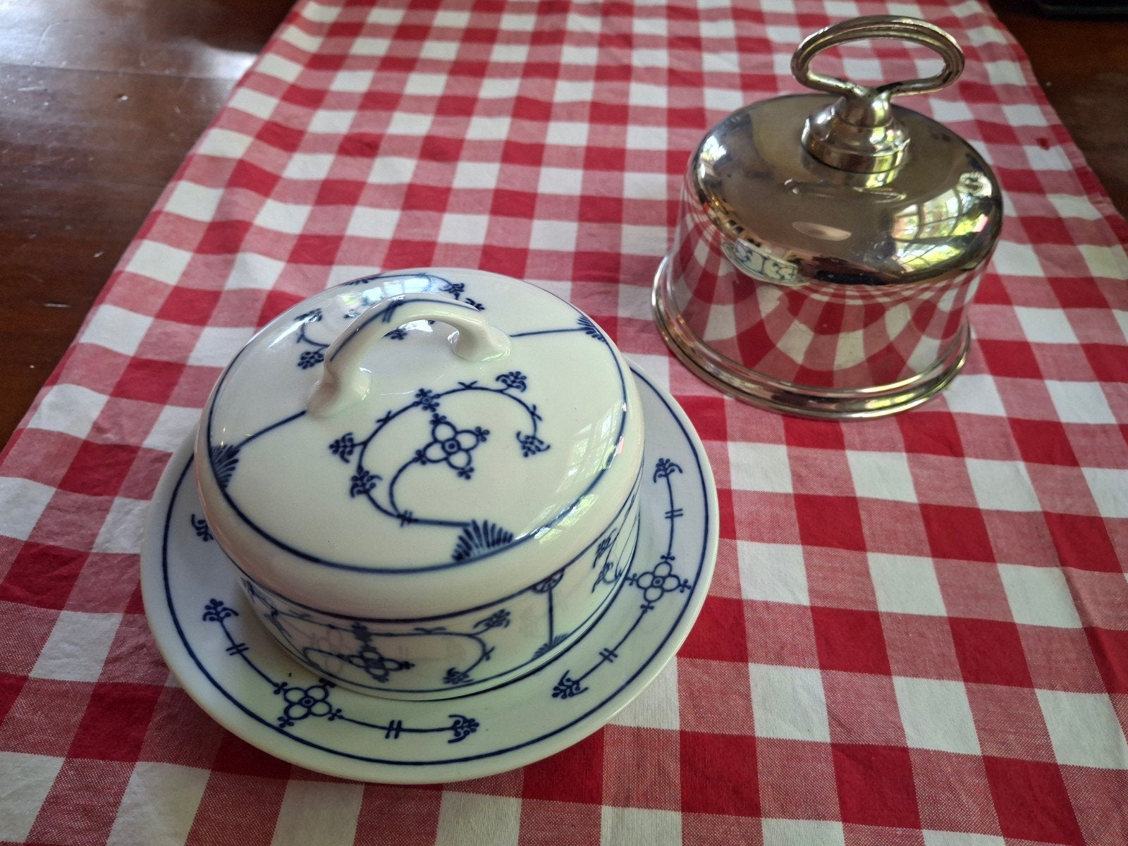 Botervloot + boterwarmer/ koeler, Antiek en Kunst, Ophalen of Verzenden