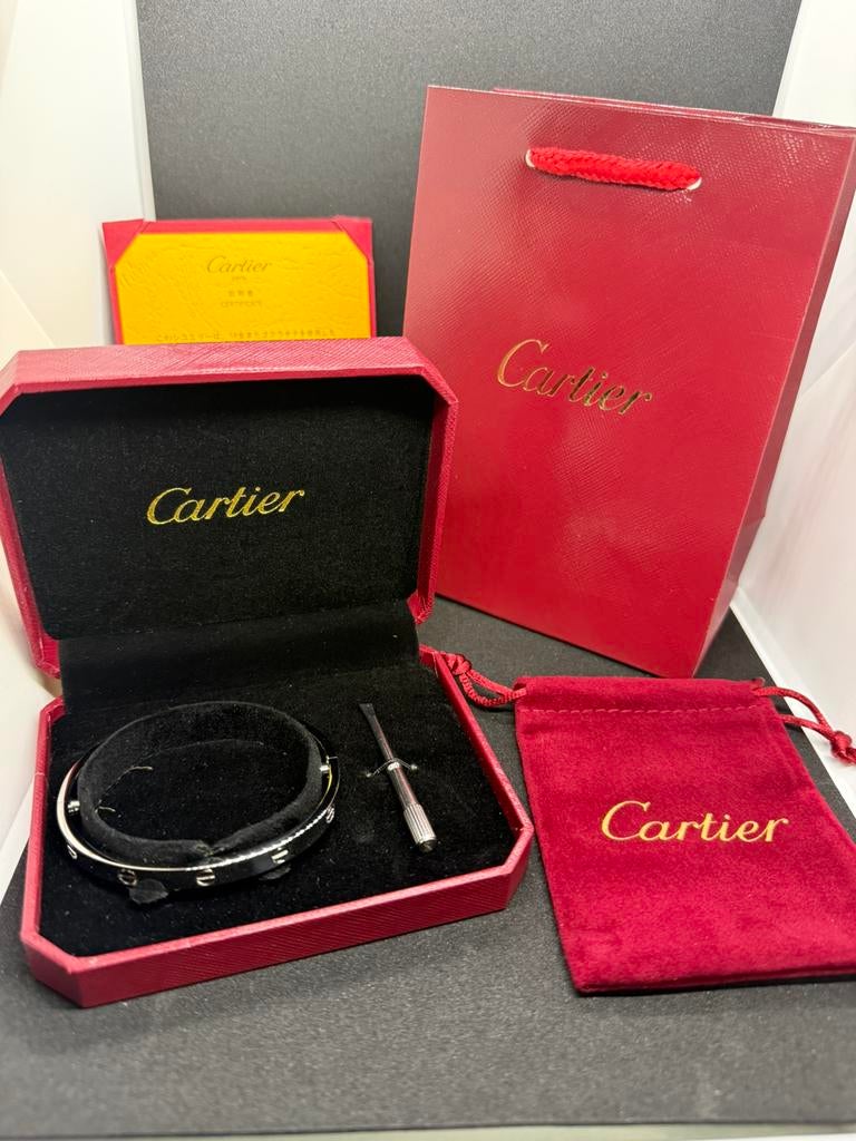 Cartier Love Armband, Ophalen of Verzenden, Zo goed als nieuw, Zilver, Goud