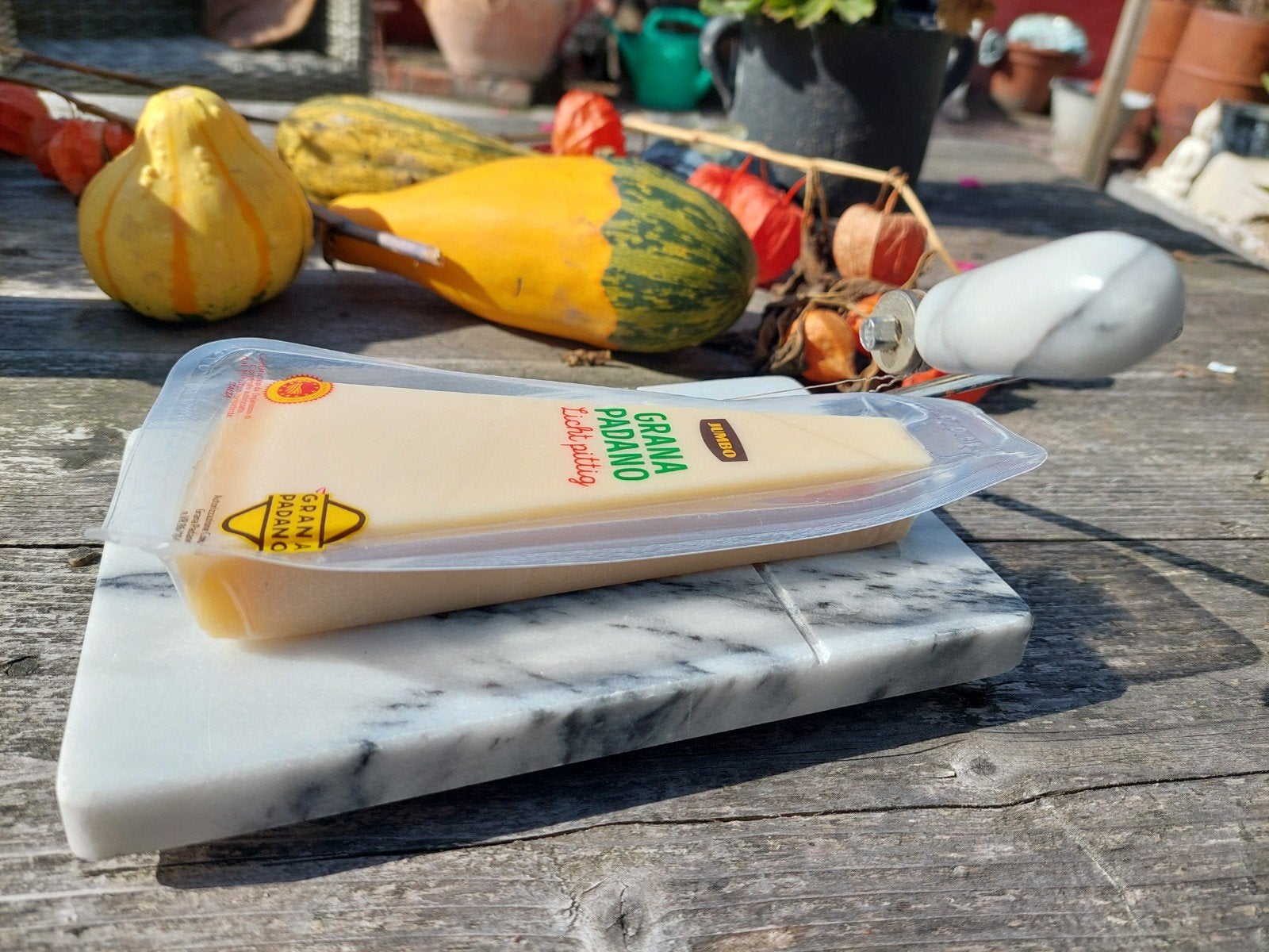 Marmeren kaasplank met 2 snijdraden, 1 reserve, Gebruikt, Snij-/serveerplank, Ophalen of Verzenden, Steen/keramiek