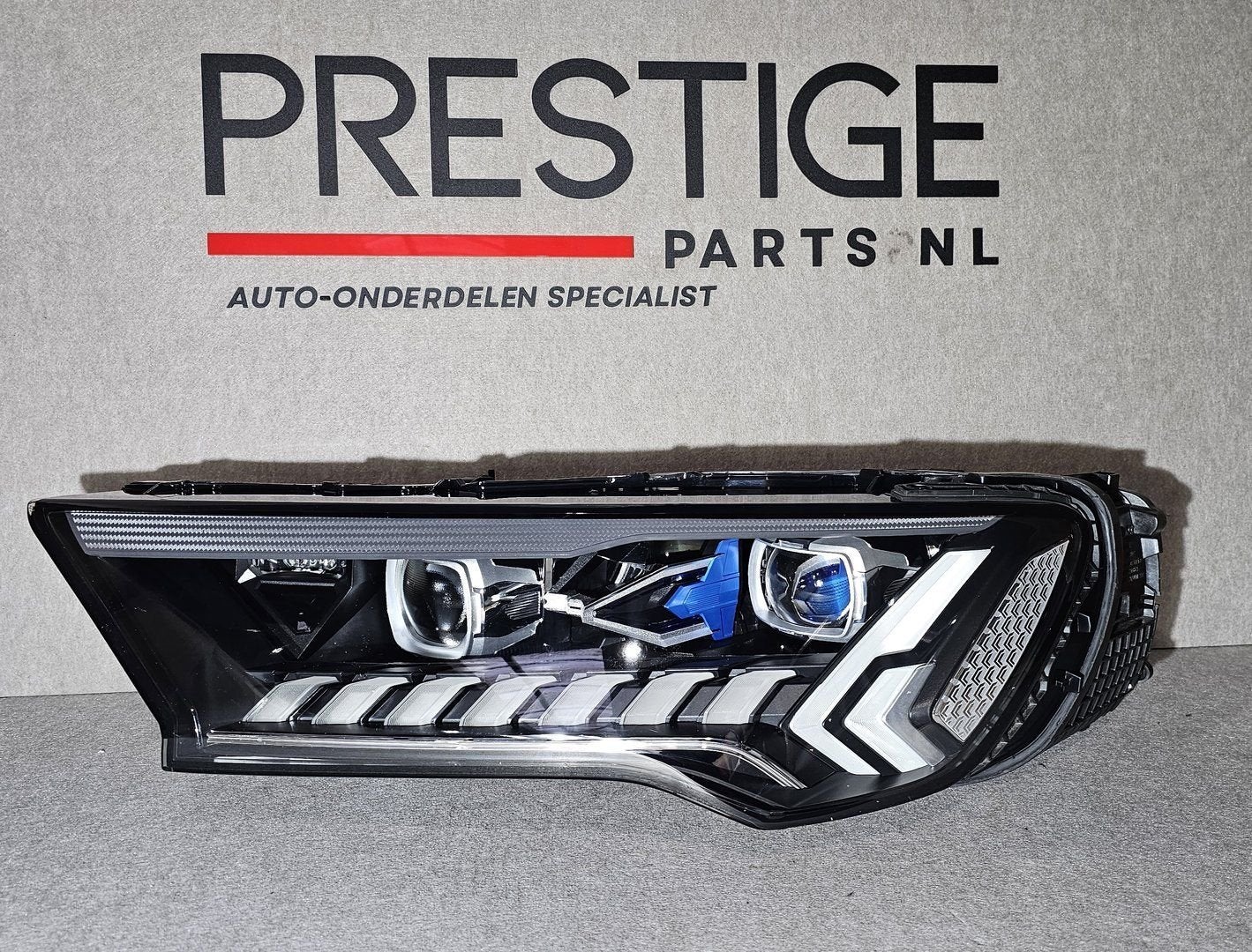 Koplamp Audi Q7 4M Facelift LASER LED 4M0 Links 4M0941085C, Gebruikt, -, Ophalen of Verzenden, -
