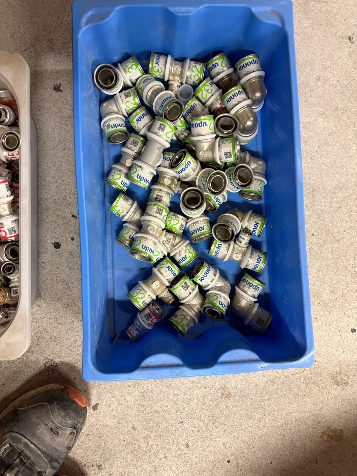 Uponor 32mm - Diverse Uponor fittingen, Overige materialen, Gebruikt, Overige typen, Minder dan 2 meter