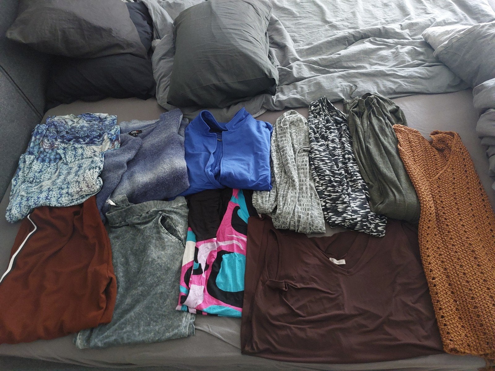 Bananendoos vol kleding maat 52 / 54 (56), Ophalen of Verzenden, Zo goed als nieuw, Zwart