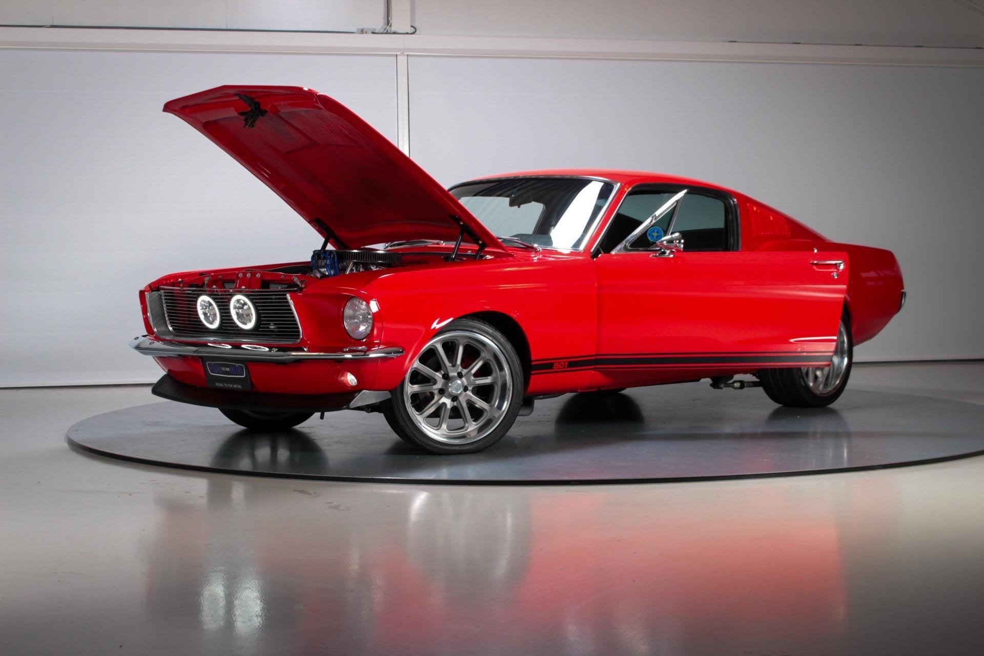 1967 Ford Mustang Fastback 501 Pro-Touring, Auto's, Achterwielaandrijving, Gebruikt, Overige carrosserieën, 600 pk