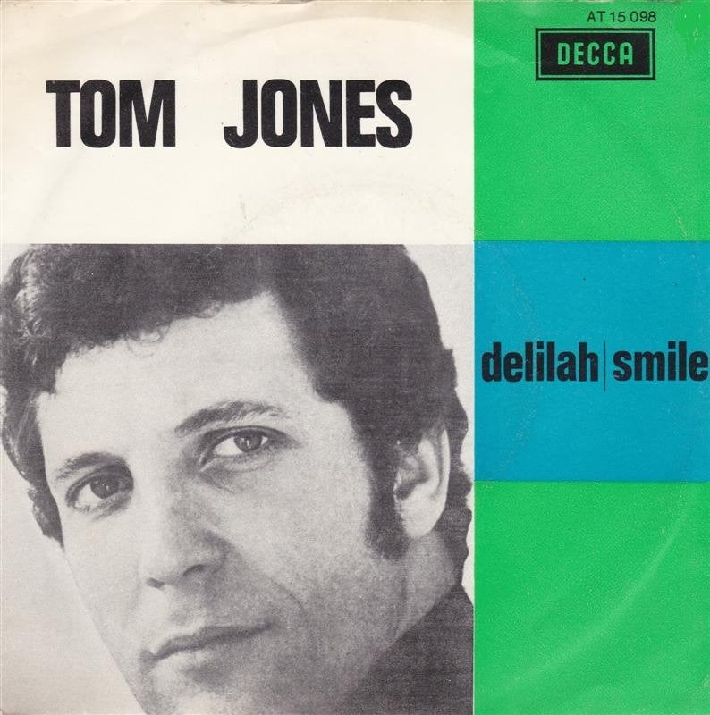 1968	Tom Jones                	Delilah, Originele persing, 7 inch, Ophalen of Verzenden, Zo goed als nieuw